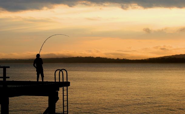 Haines Hunter MD John Haber displays a 760 prototype hull.